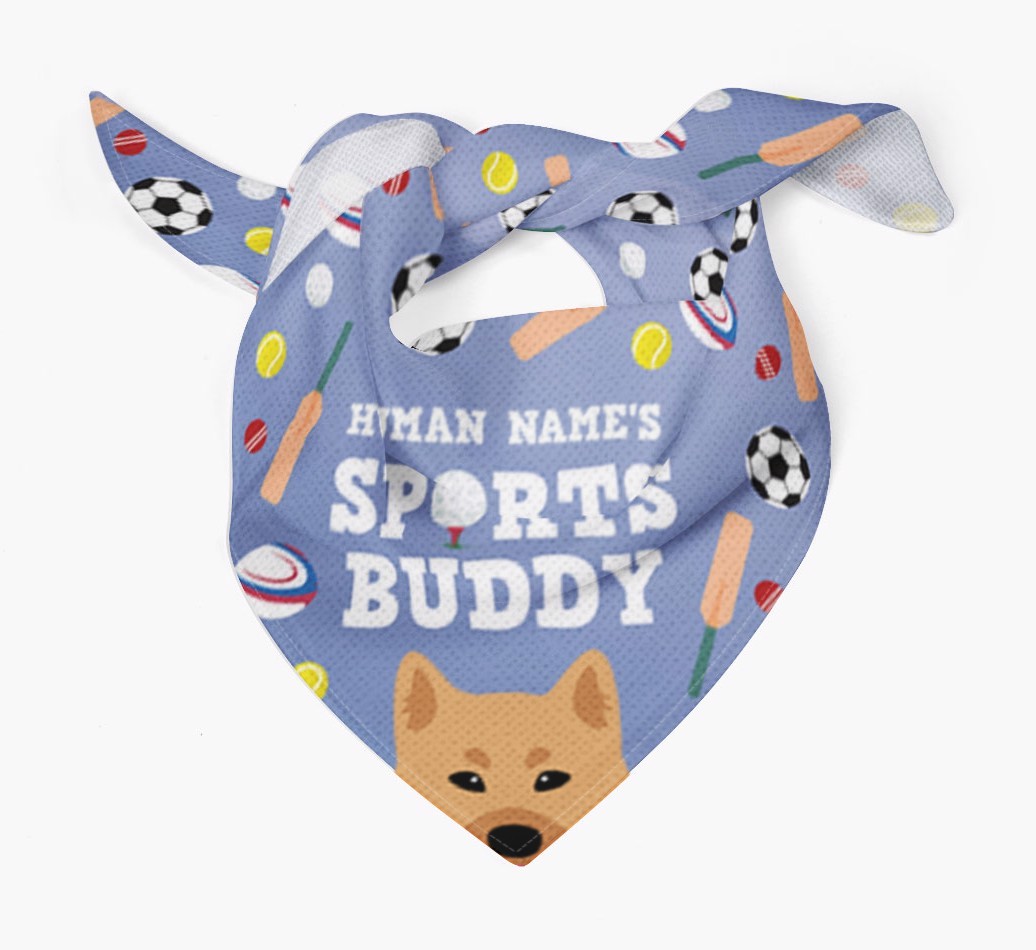 Sports Buddy: Personalized {breedFullName} Bandana