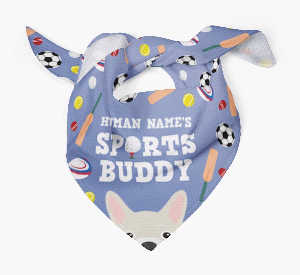 Sports Buddy: Personalized {breedFullName} Bandana