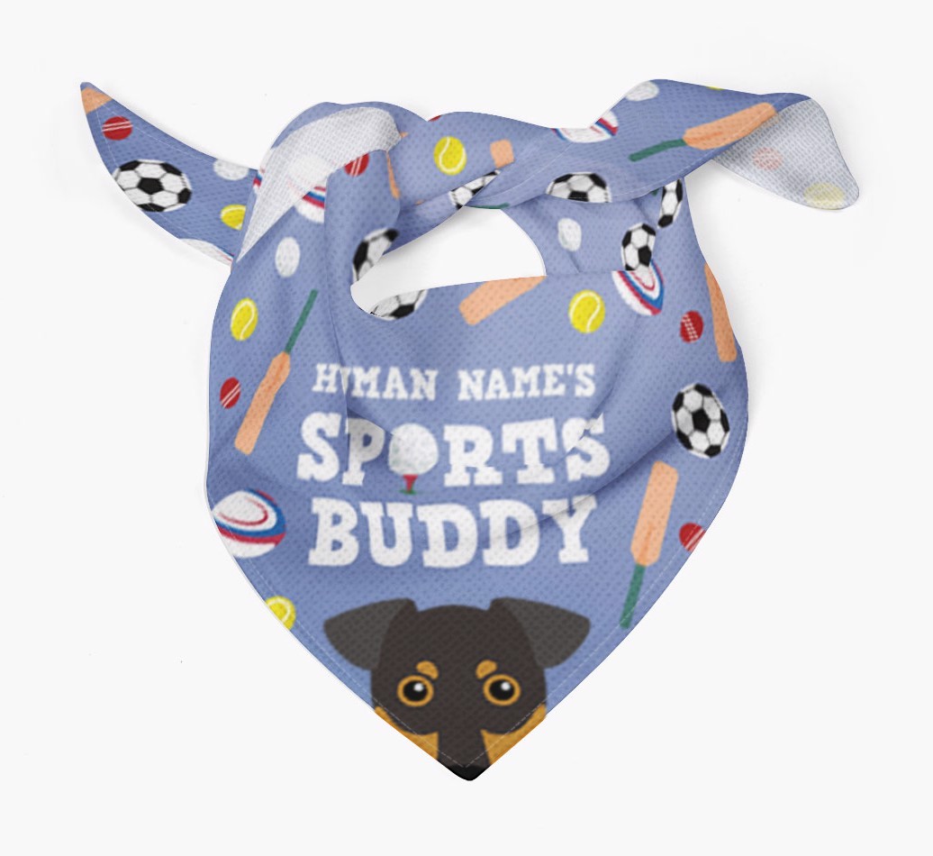 Sports Buddy: Personalized {breedFullName} Bandana