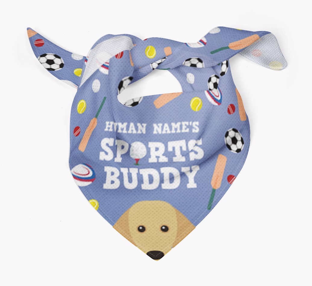 Sports Buddy: Personalized {breedFullName} Bandana