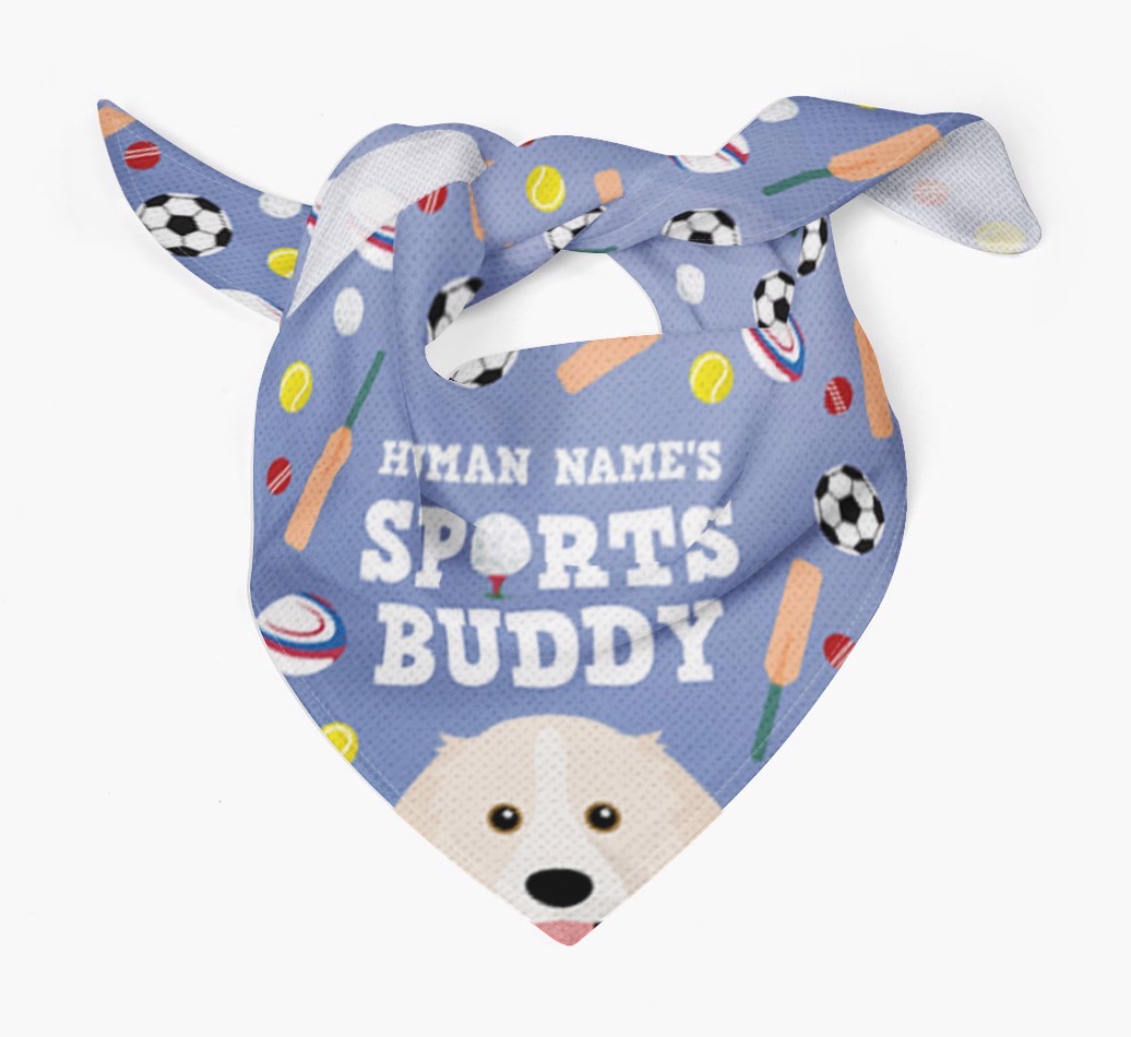 Sports Buddy: Personalized {breedFullName} Bandana