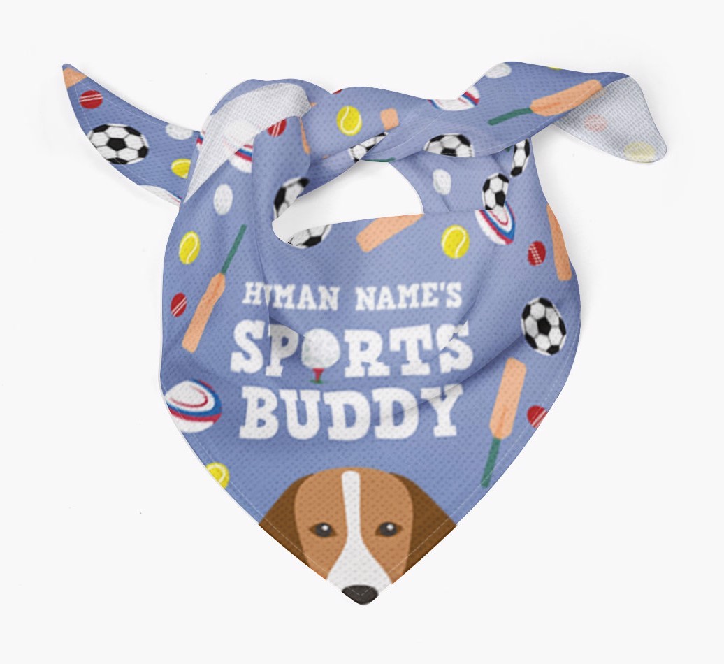 Sports Buddy: Personalized {breedFullName} Bandana