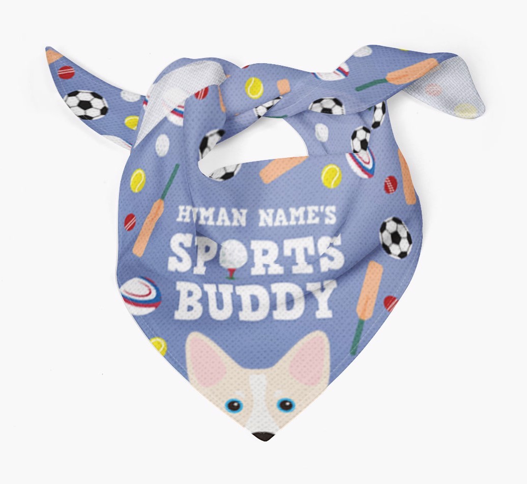 Sports Buddy: Personalized {breedFullName} Bandana