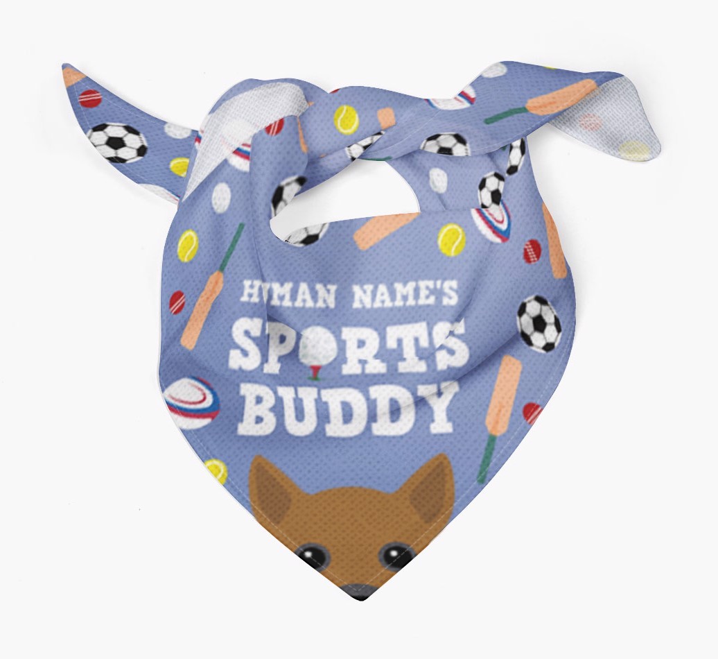Sports Buddy: Personalized {breedFullName} Bandana