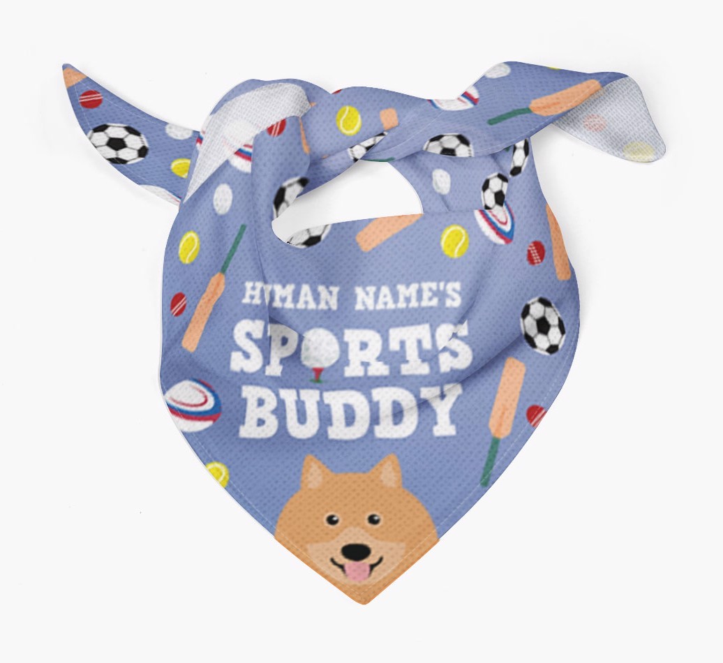 Sports Buddy: Personalized {breedFullName} Bandana