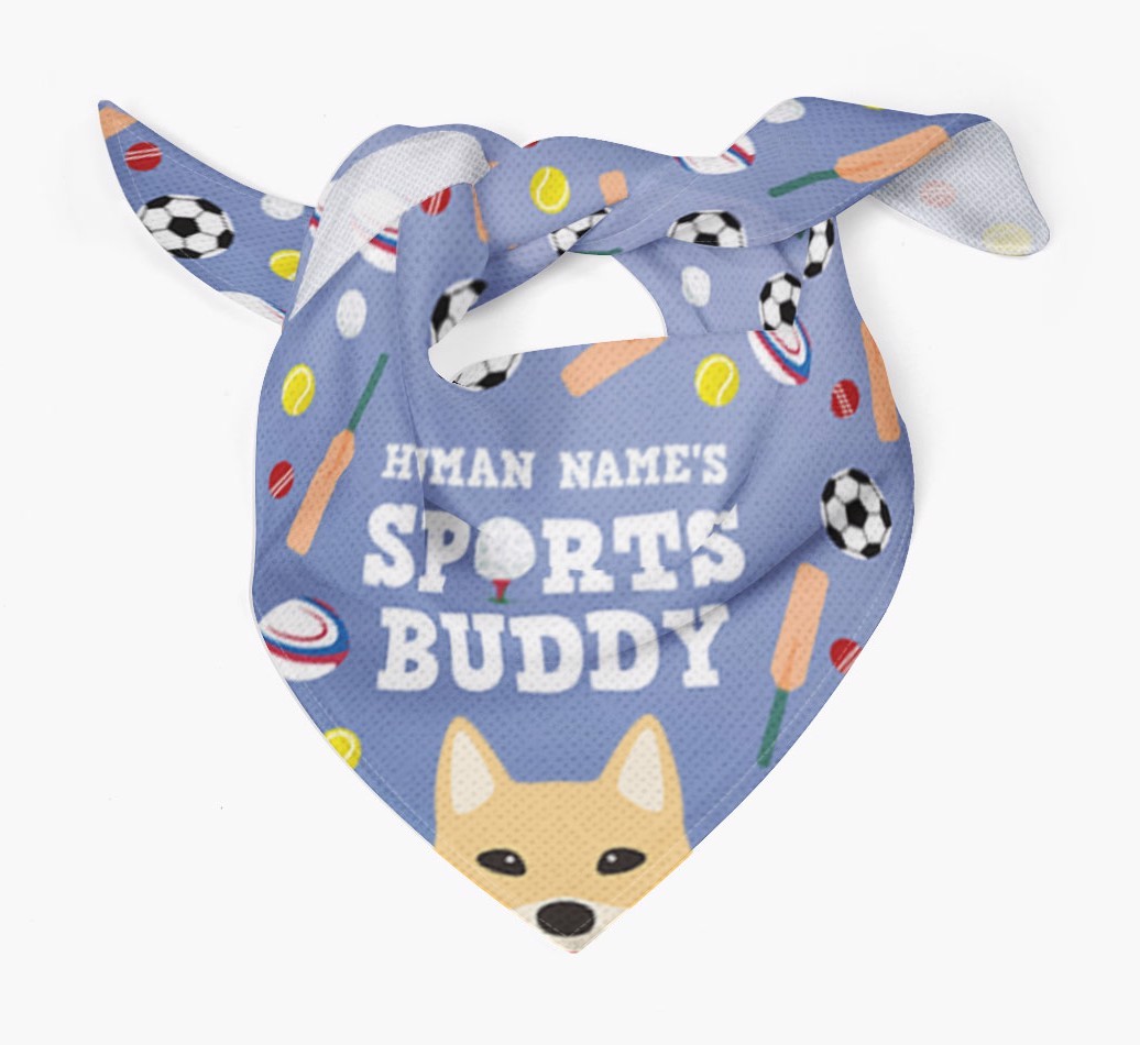 Sports Buddy: Personalized {breedFullName} Bandana