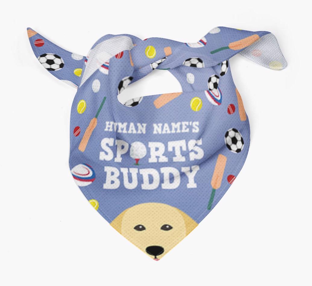 Sports Buddy: Personalized {breedFullName} Bandana