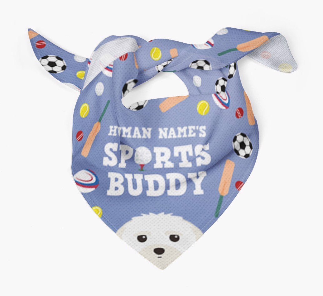 Sports Buddy: Personalized {breedFullName} Bandana