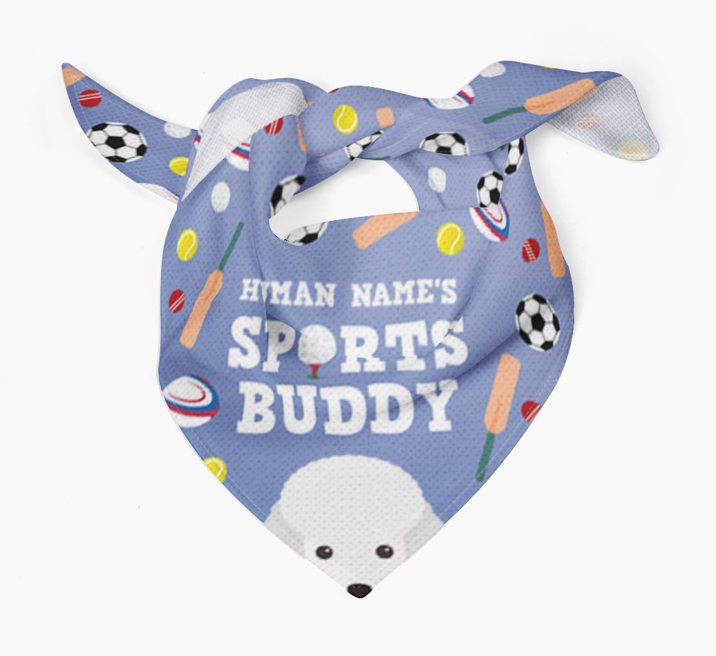 Sports Buddy: Personalized {breedFullName} Bandana