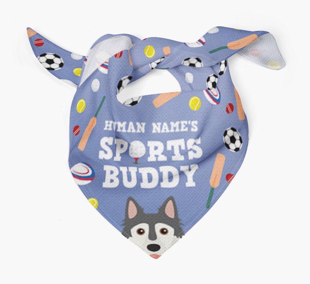 Sports Buddy: Personalized {breedFullName} Bandana