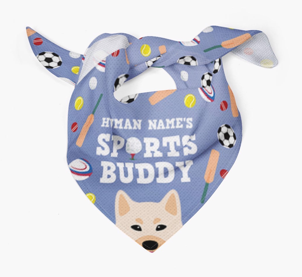Sports Buddy: Personalized {breedFullName} Bandana