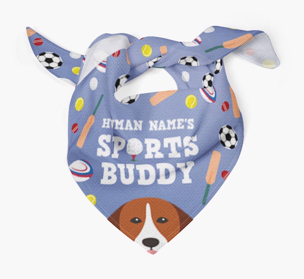 Sports Buddy: Personalized {breedFullName} Bandana