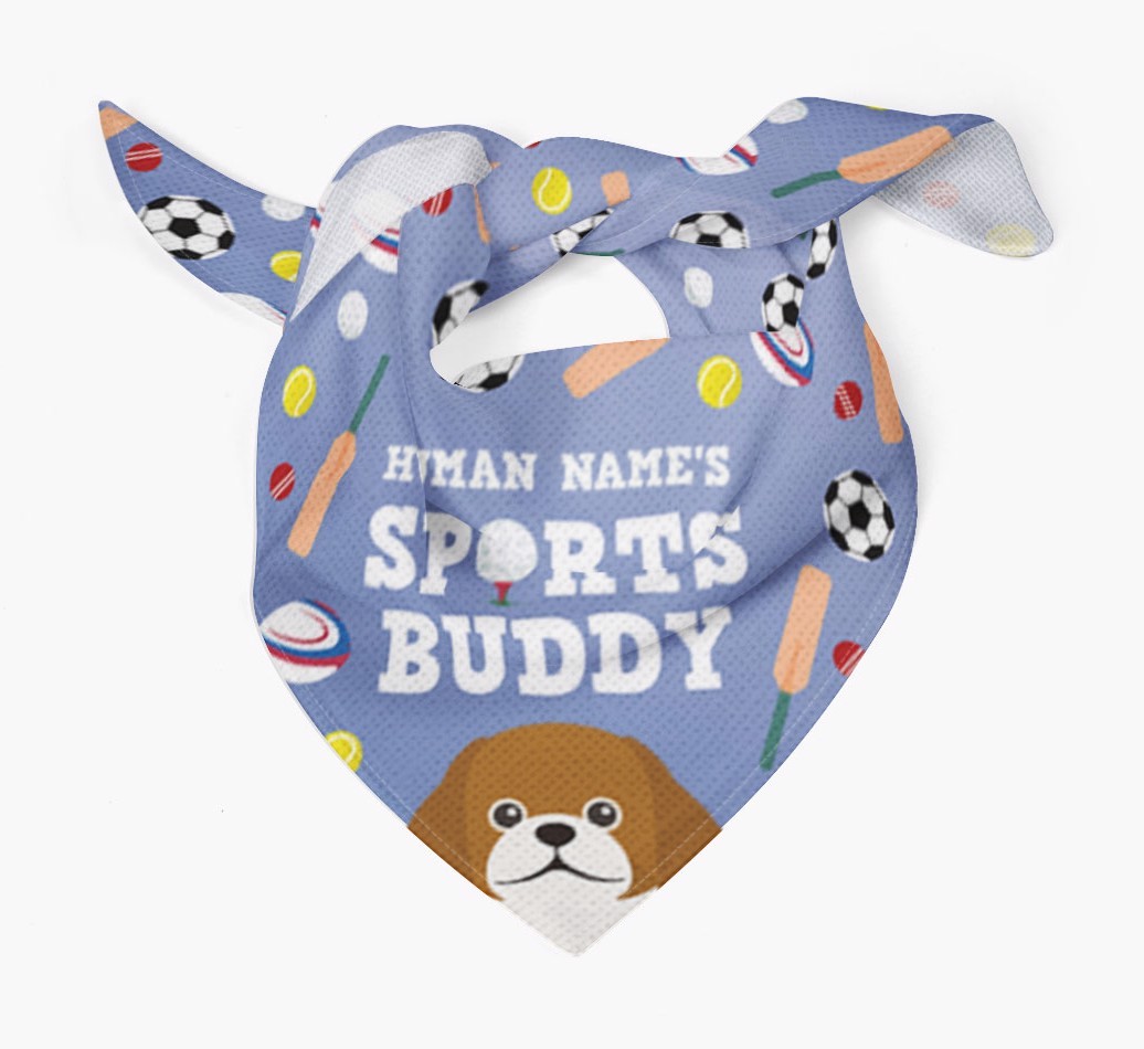 Sports Buddy: Personalized {breedFullName} Bandana