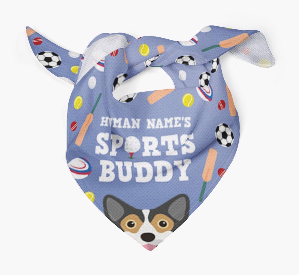 Sports Buddy: Personalized {breedFullName} Bandana