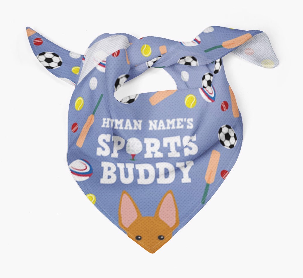 Sports Buddy: Personalized {breedFullName} Bandana
