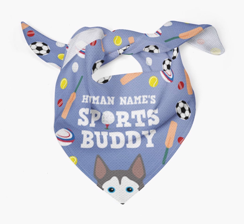 Sports Buddy: Personalized {breedFullName} Bandana