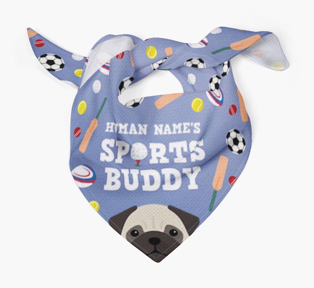 Sports Buddy: Personalized {breedFullName} Bandana