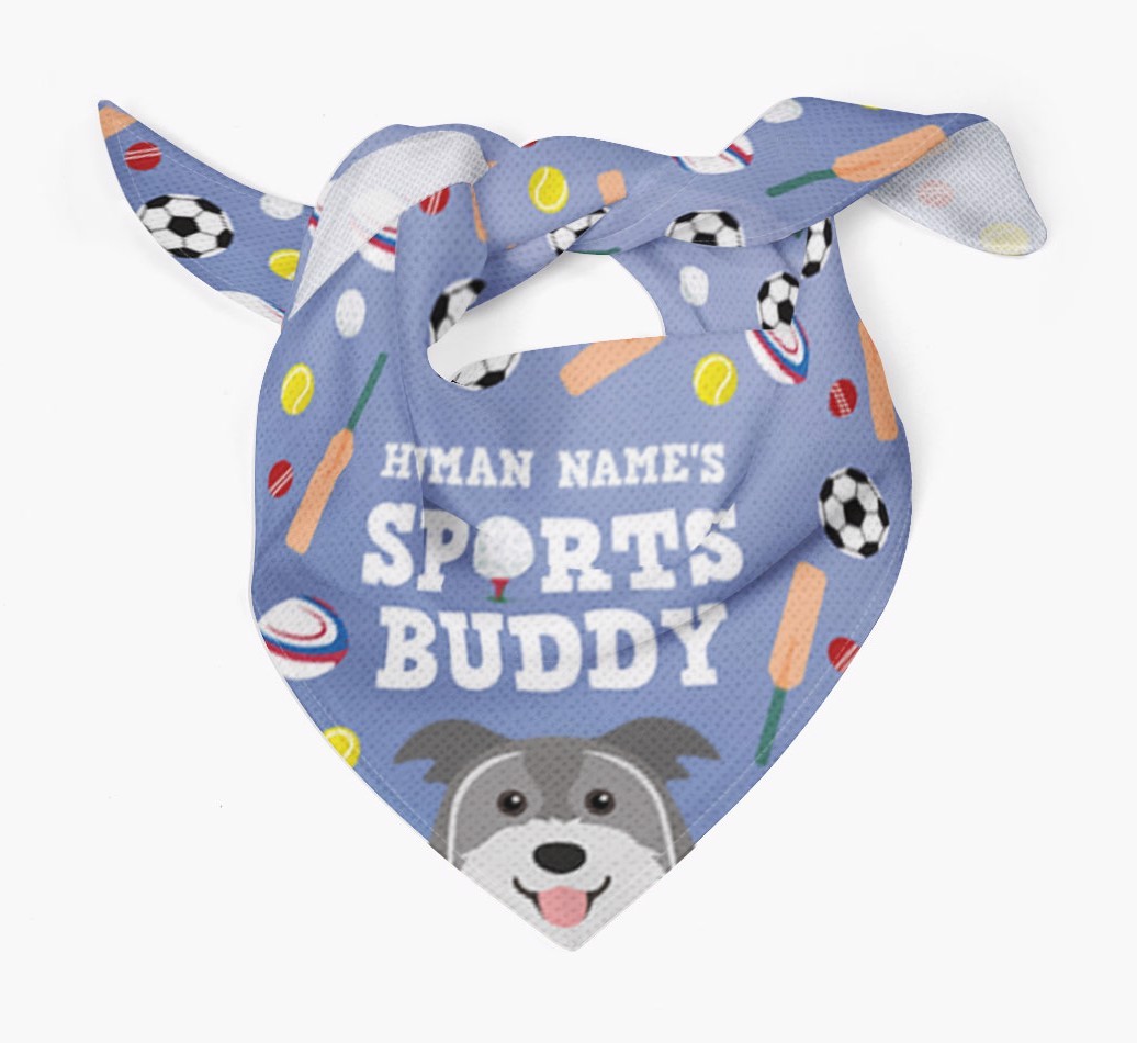 Sports Buddy: Personalized {breedFullName} Bandana
