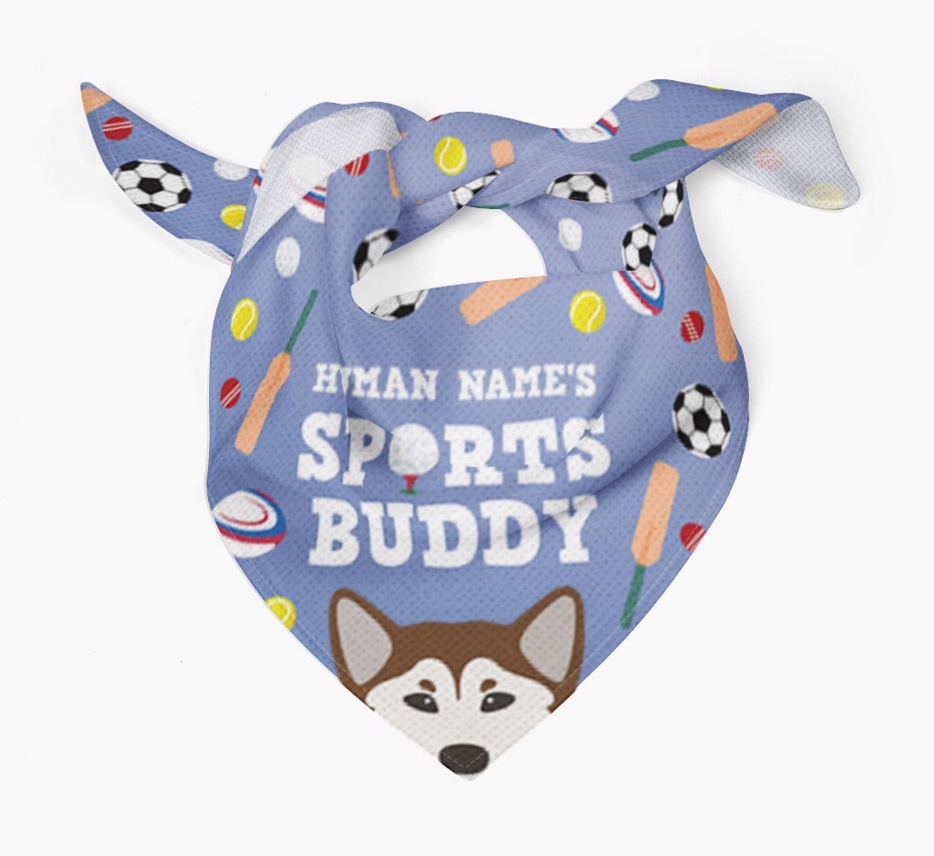 Sports Buddy: Personalized {breedFullName} Bandana