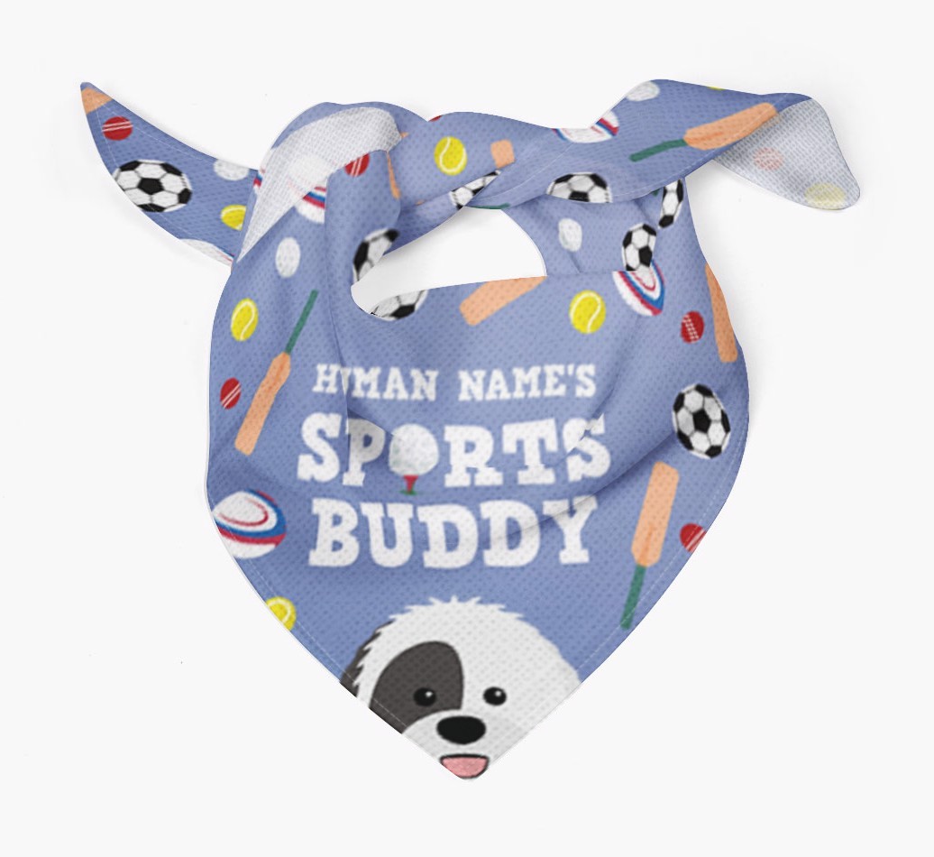 Sports Buddy: Personalized {breedFullName} Bandana