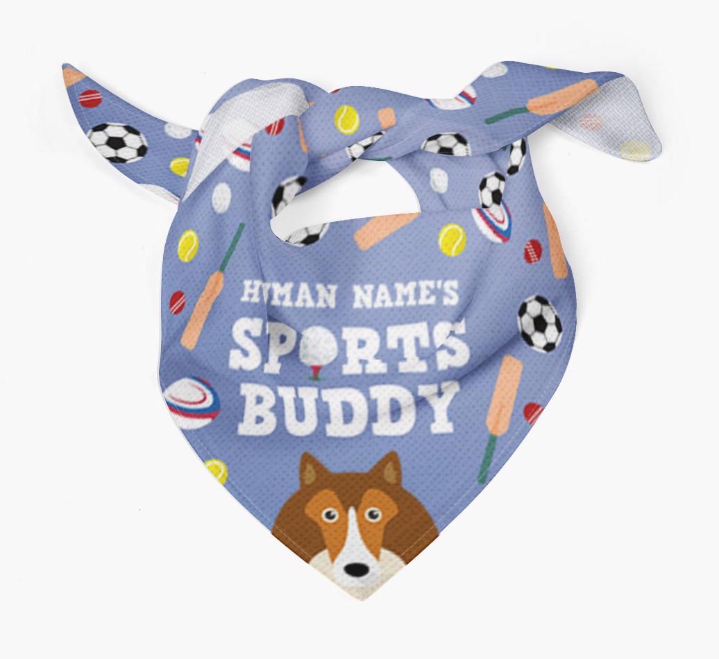 Sports Buddy: Personalized {breedFullName} Bandana