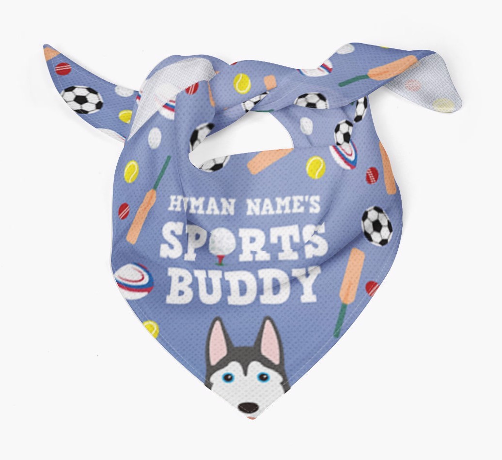 Sports Buddy: Personalized {breedFullName} Bandana
