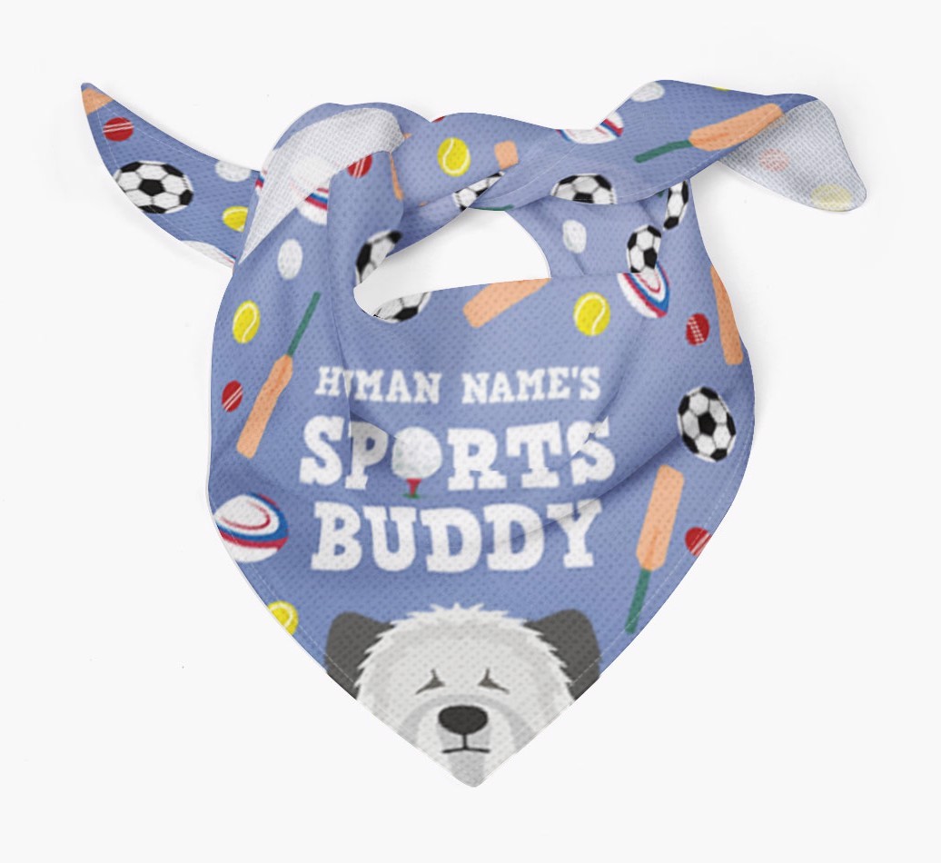 Sports Buddy: Personalized {breedFullName} Bandana