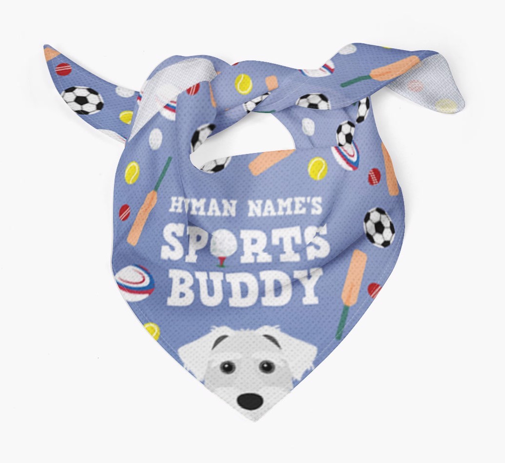 Sports Buddy: Personalized {breedFullName} Bandana