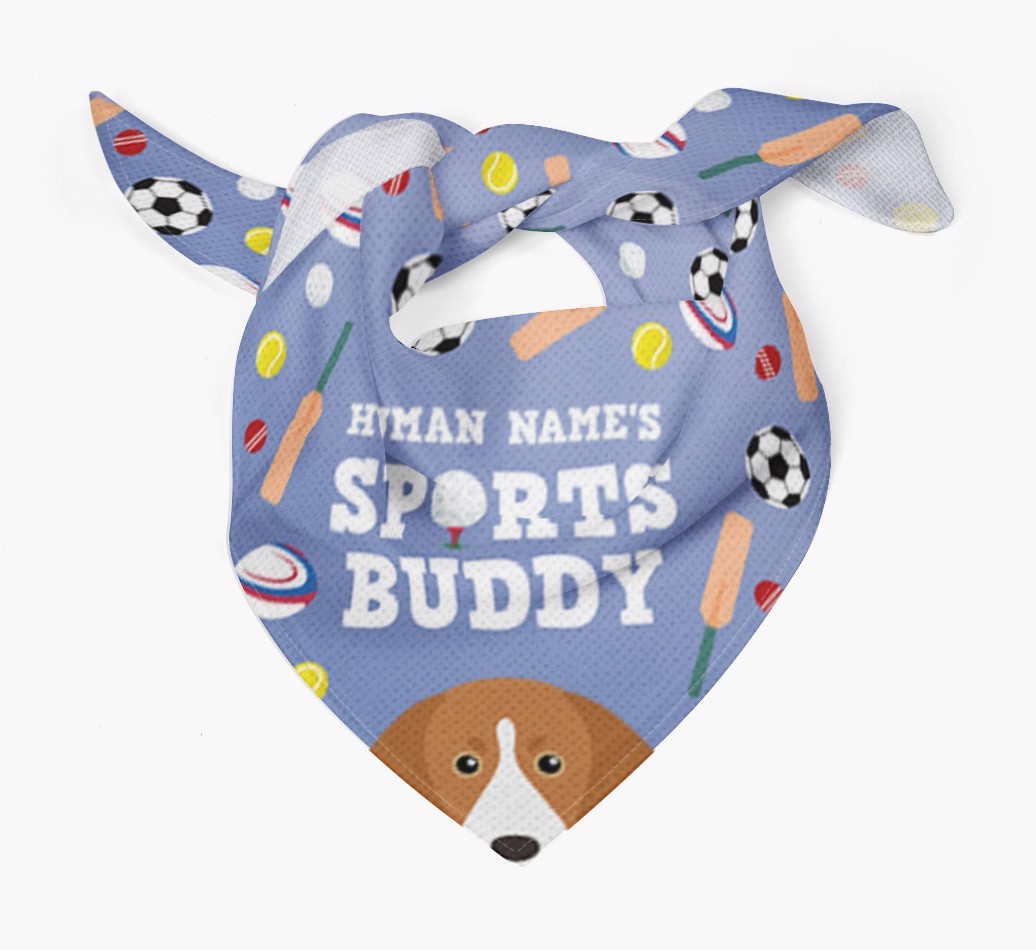 Sports Buddy: Personalized {breedFullName} Bandana