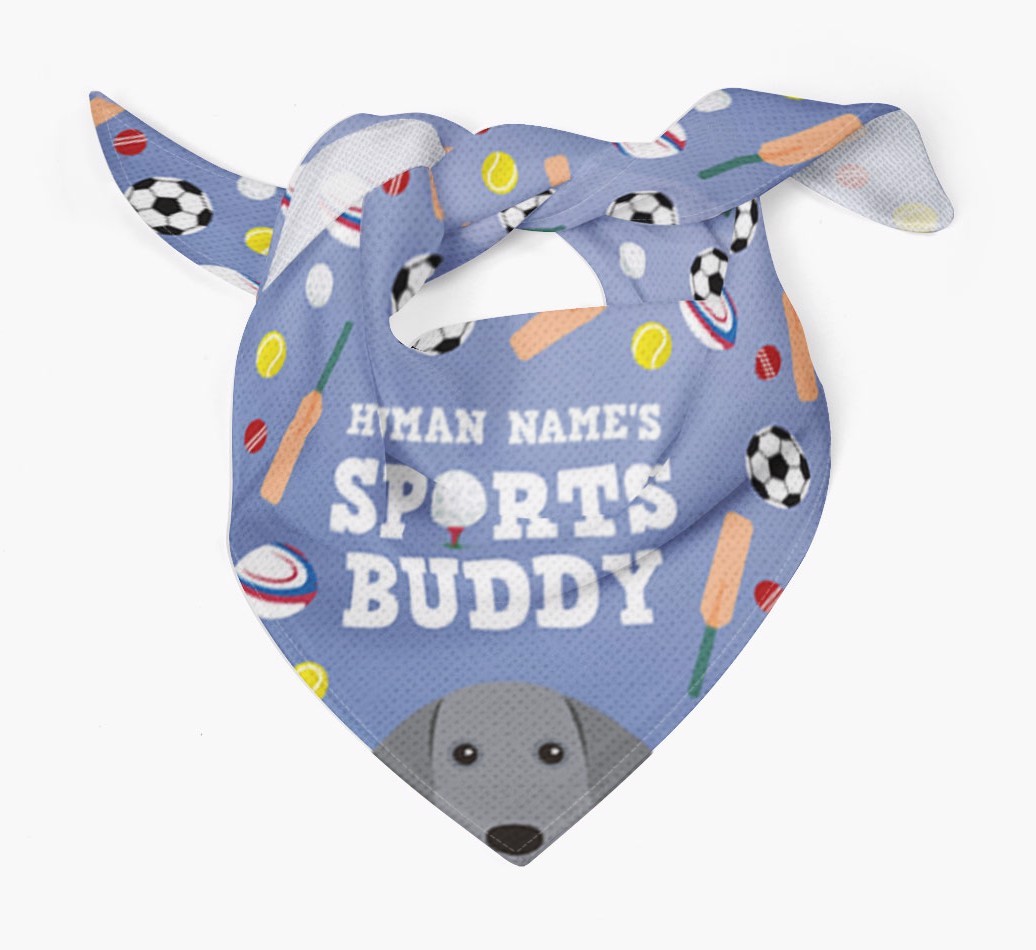 Sports Buddy: Personalized {breedFullName} Bandana