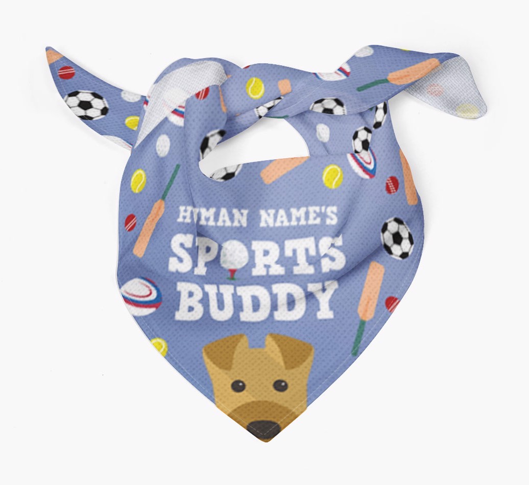 Sports Buddy: Personalized {breedFullName} Bandana