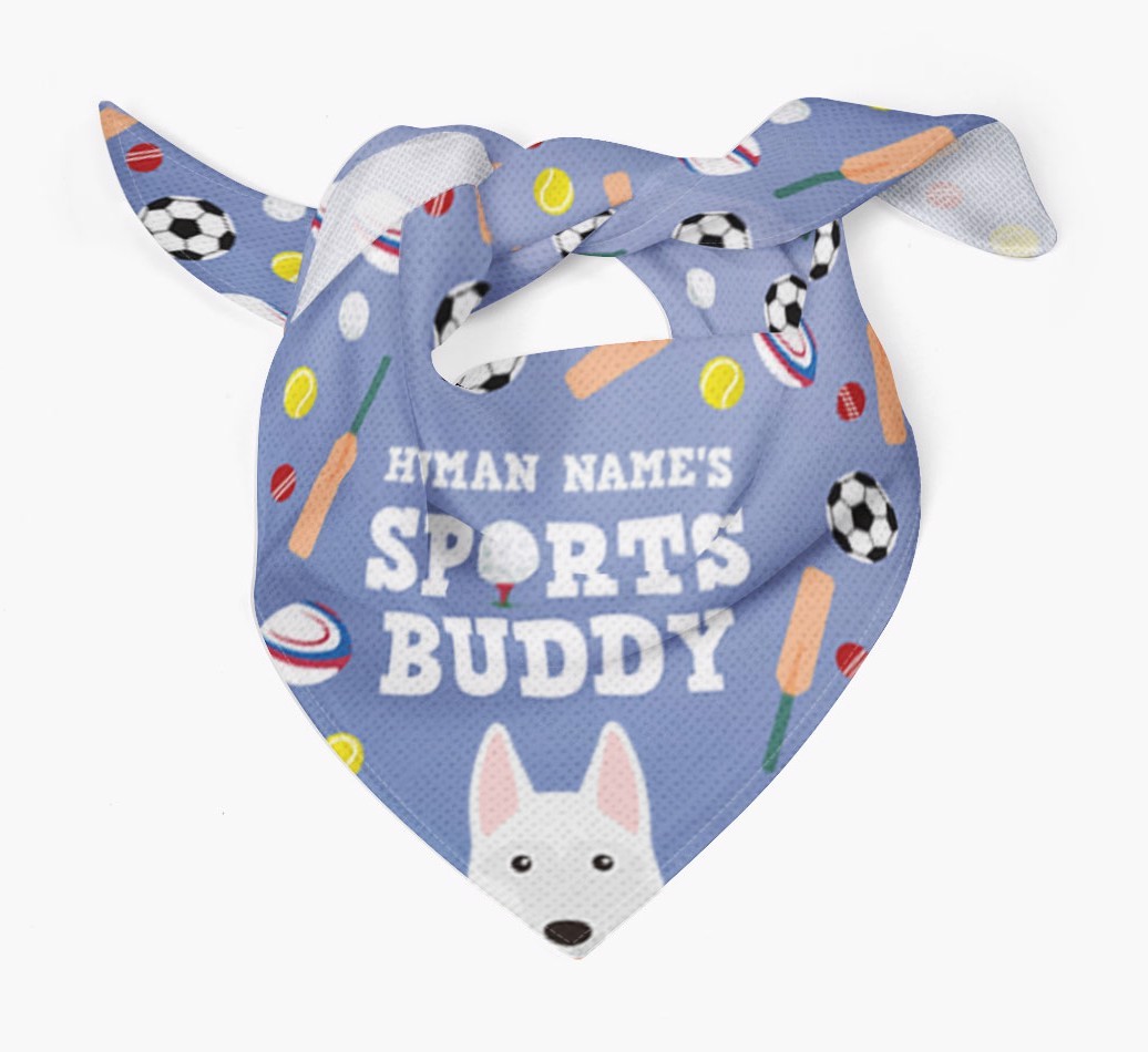 Sports Buddy: Personalized {breedFullName} Bandana