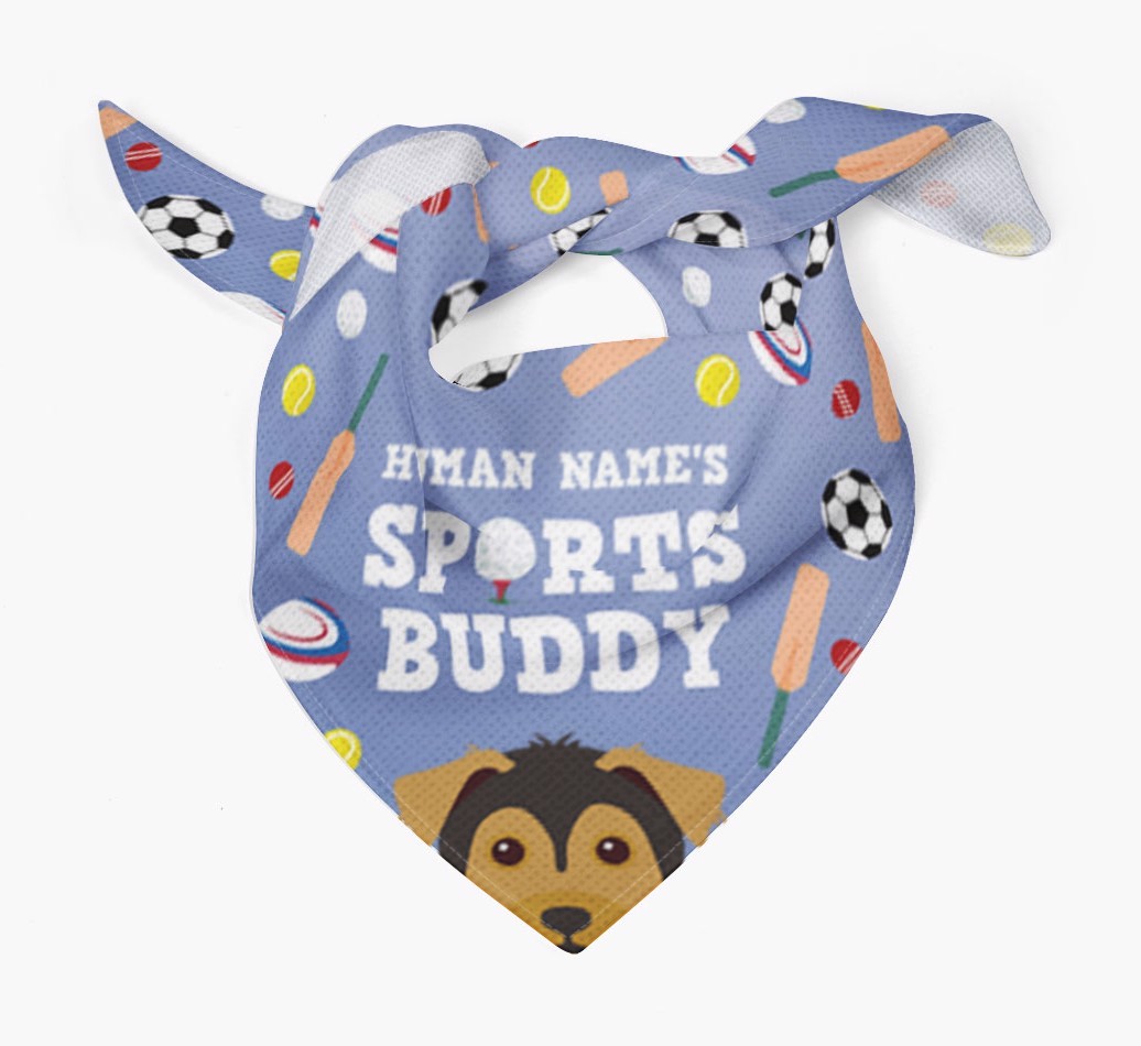 Sports Buddy: Personalized {breedFullName} Bandana