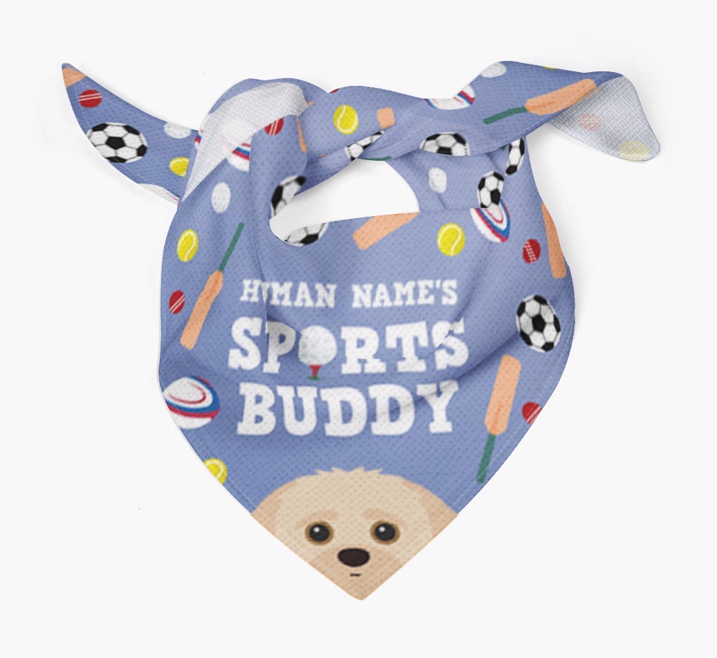 Sports Buddy: Personalized {breedFullName} Bandana