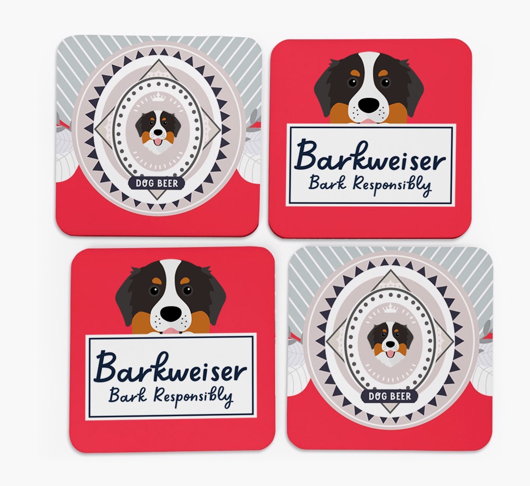 Barkweiser: Personalised {breedFullName} Coasters