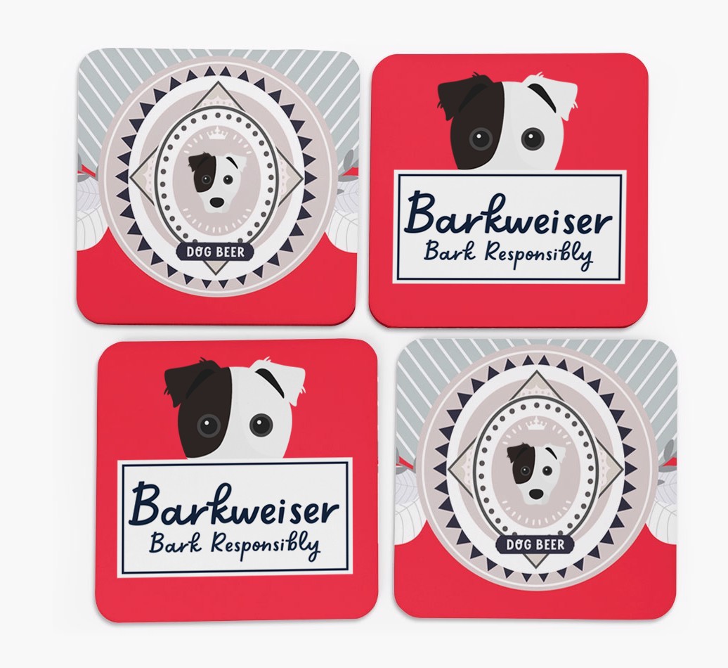 Barkweiser: Personalised {breedFullName} Coasters