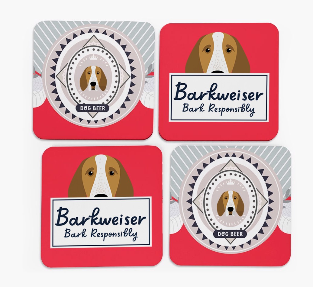 Barkweiser: Personalised {breedFullName} Coasters