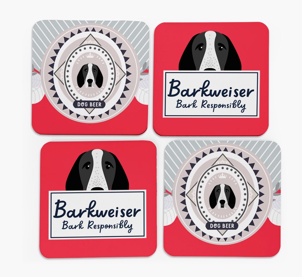 Barkweiser: Personalised {breedFullName} Coasters