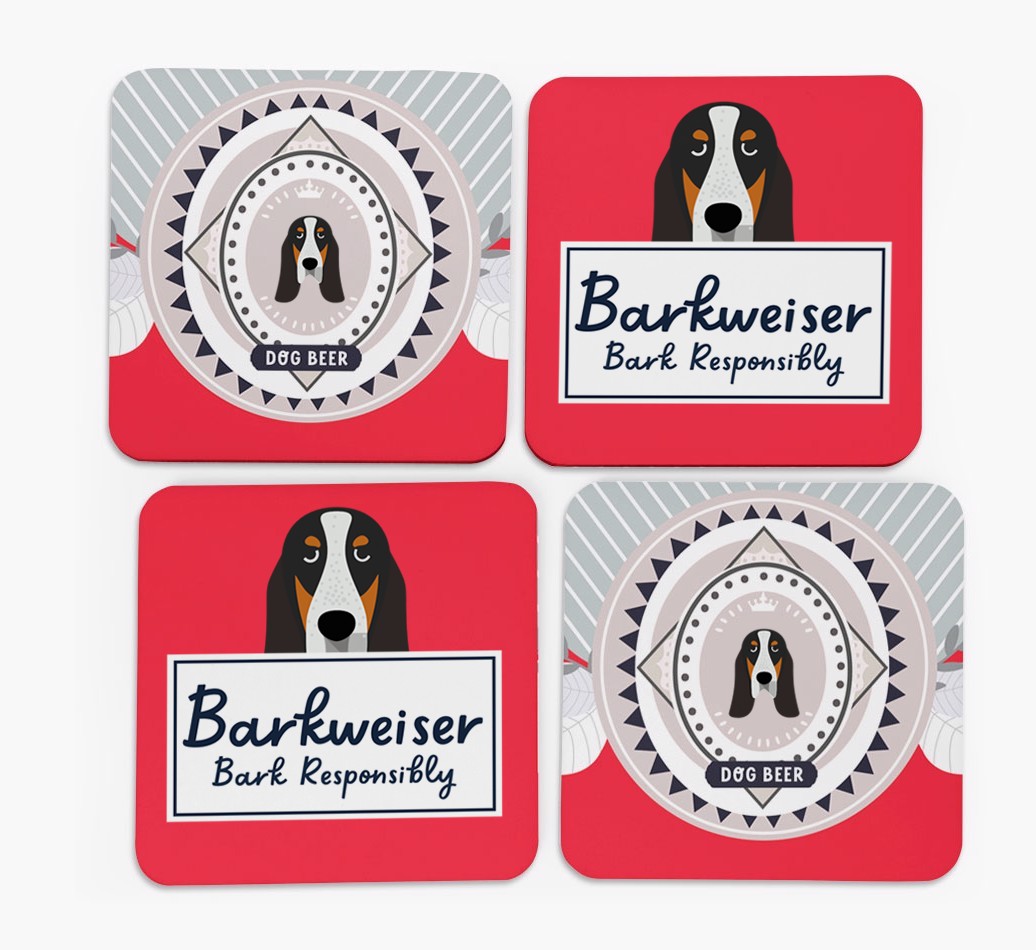 Barkweiser: Personalised {breedFullName} Coasters