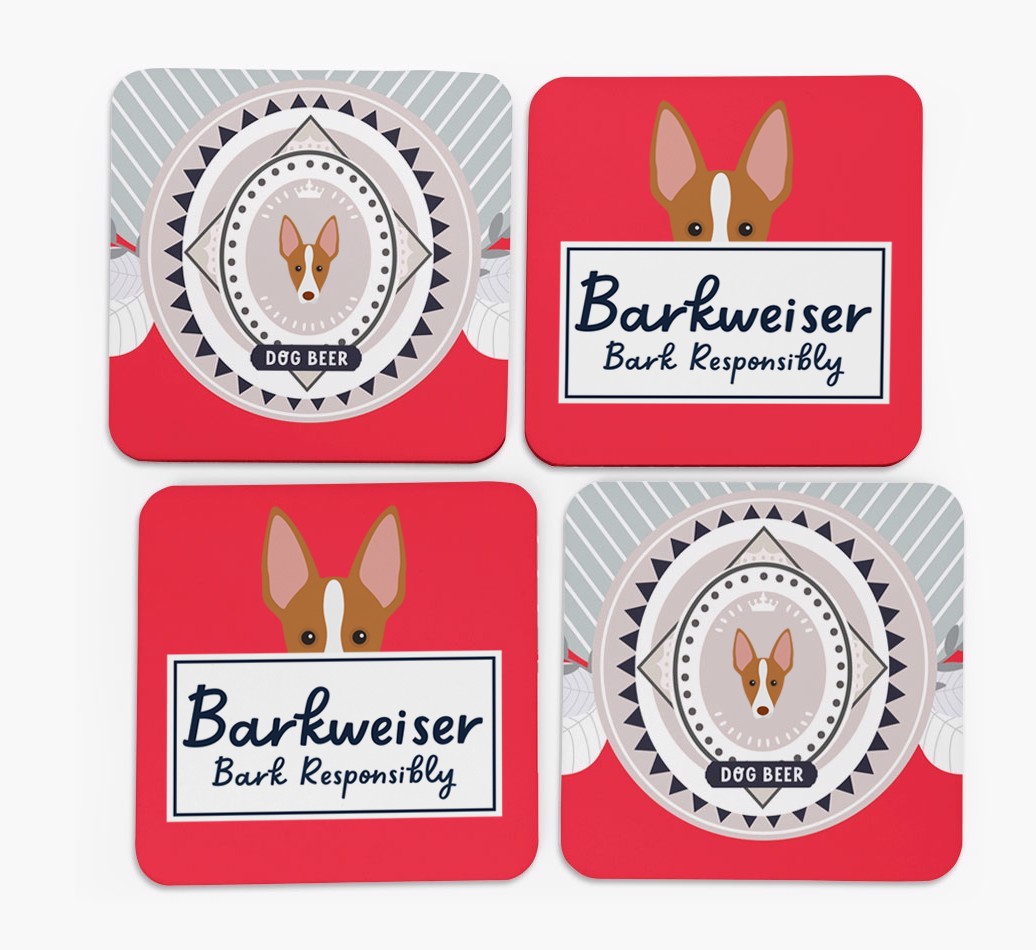 Barkweiser: Personalised {breedFullName} Coasters