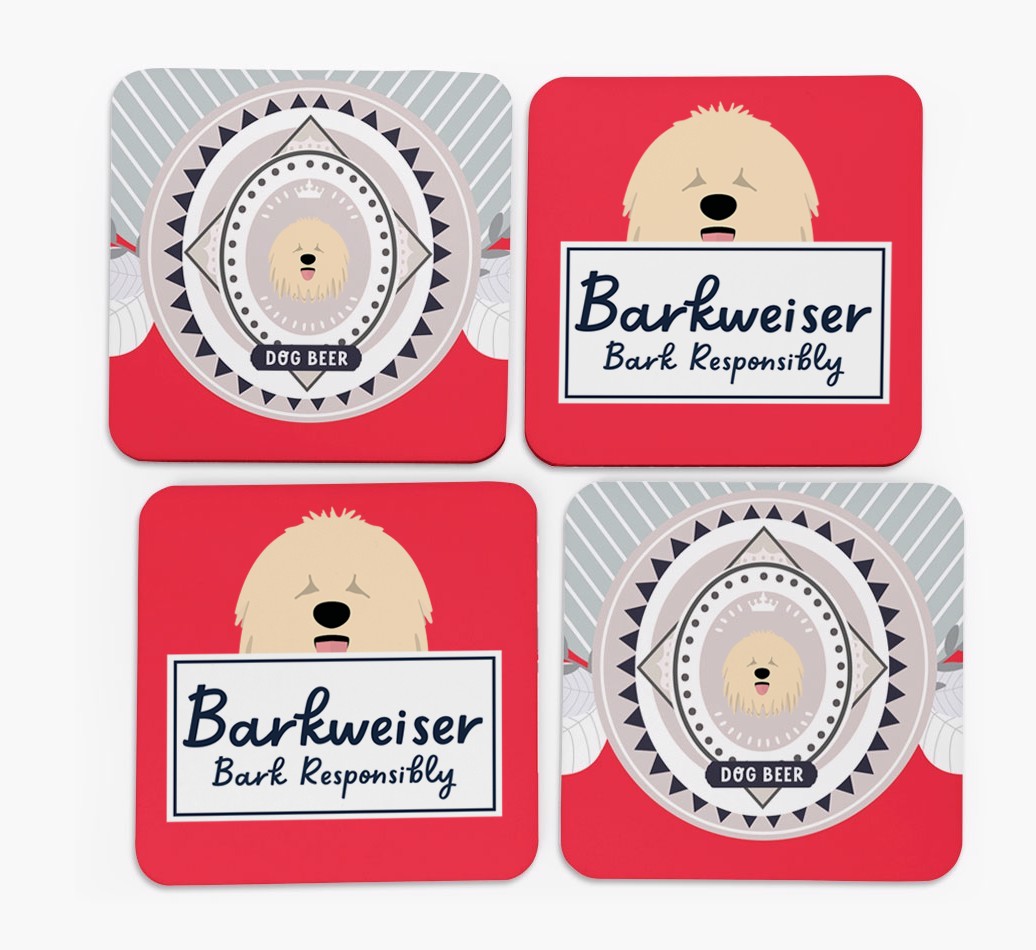 Barkweiser: Personalised {breedFullName} Coasters