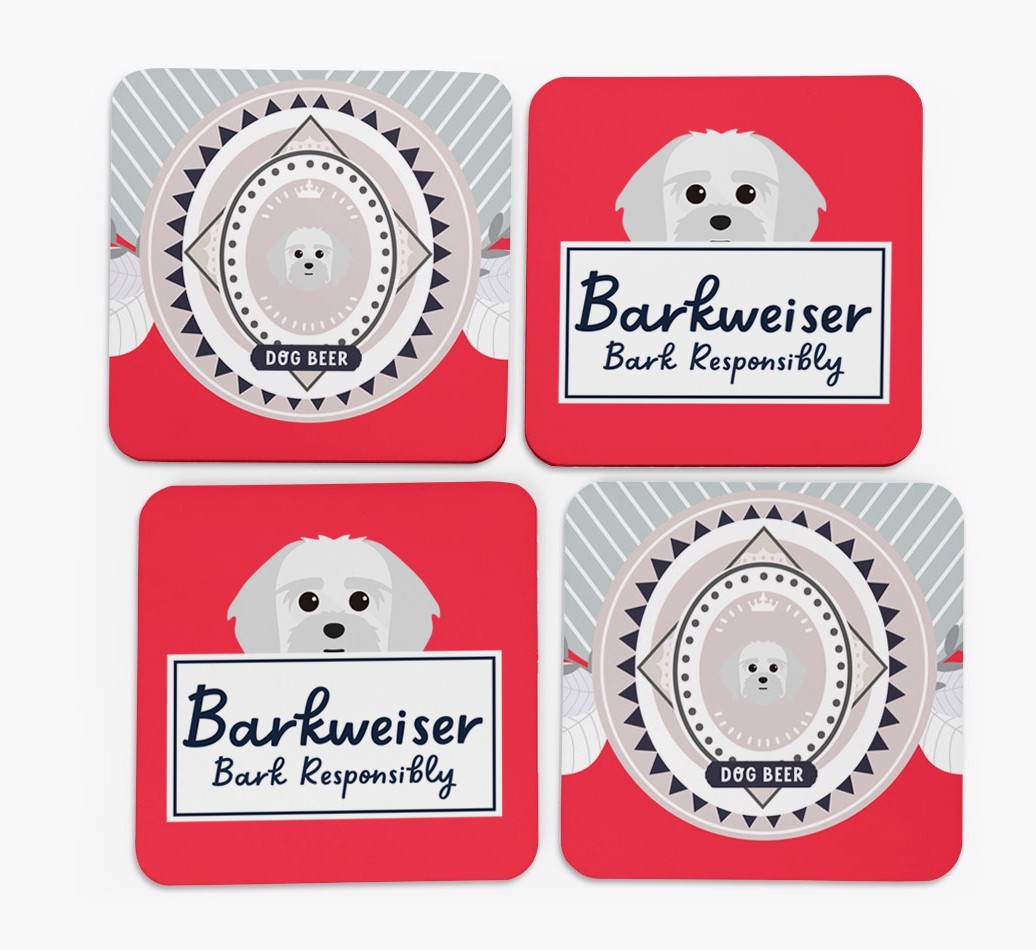 Barkweiser: Personalised {breedFullName} Coasters