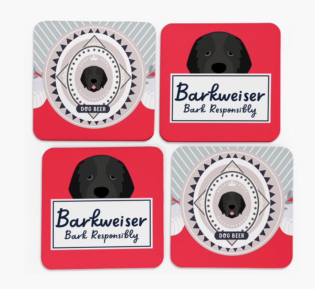 Barkweiser: Personalised {breedFullName} Coasters