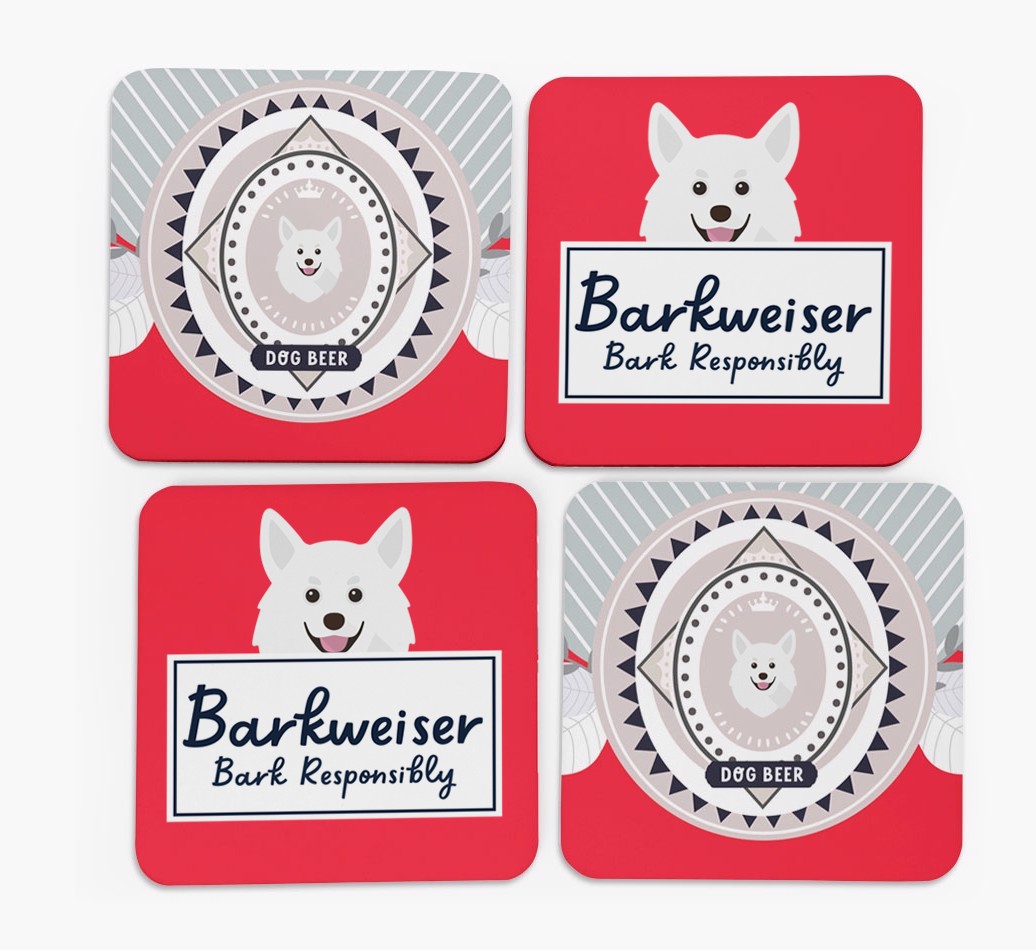Barkweiser: Personalised {breedFullName} Coasters