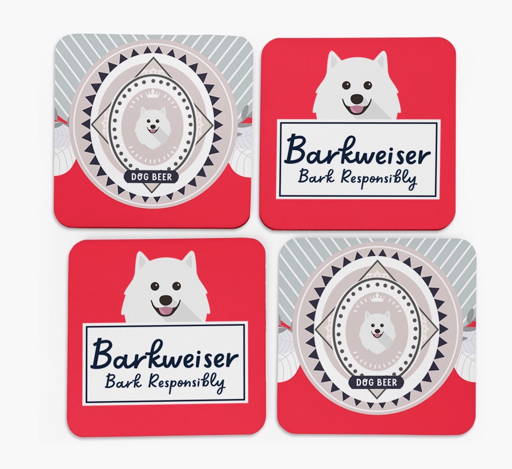 Barkweiser: Personalised {breedFullName} Coasters