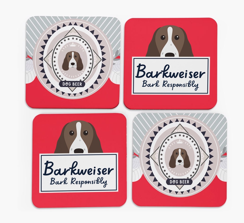 Barkweiser: Personalised {breedFullName} Coasters