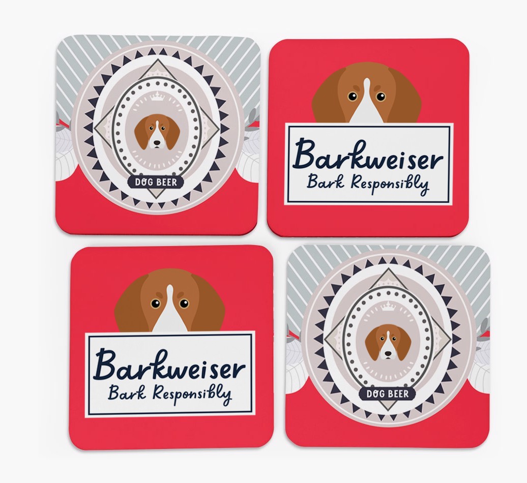 Barkweiser: Personalised {breedFullName} Coasters