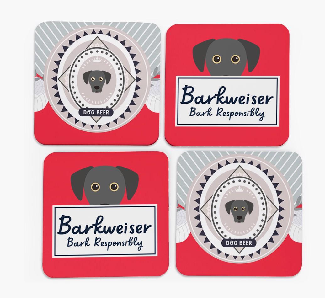Barkweiser: Personalized {breedFullName} Coasters