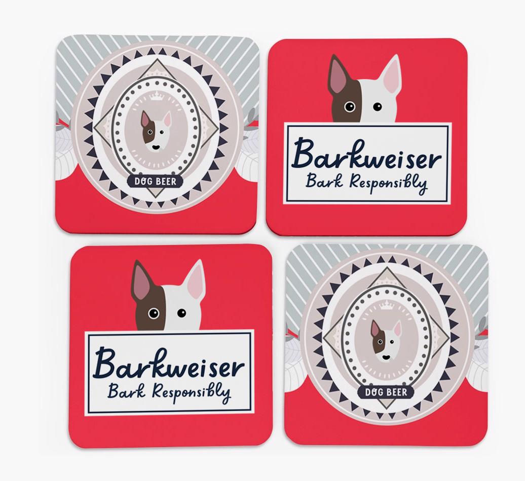 Barkweiser: Personalized {breedFullName} Coasters