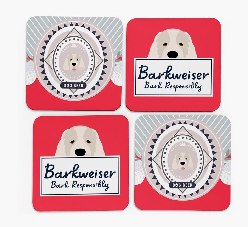 Barkweiser: Personalized {breedFullName} Coasters